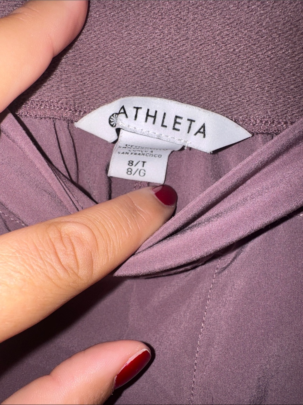 Athleta Wide Leg Pleated Pant - Picture 2 of 4